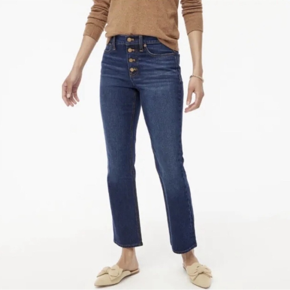 I. Crew Women’s Mod-rise Flare crop Jeans
